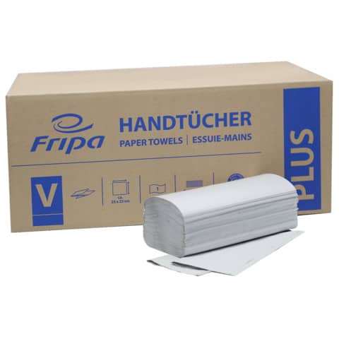 Handtücher Plus - Zick-Zack-Falzung, 1-lagig, recy cling, 20 x 250 Blatt