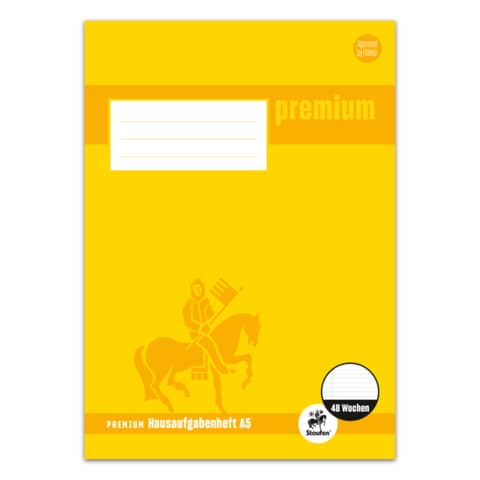Hausaufgabenheft PREMIUM Academy - A5, 90 g/qm, 48 Blatt