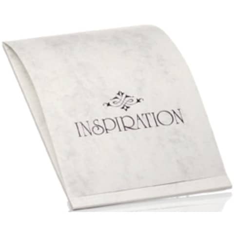 Briefblock Inspiration - A4, 40 Blatt, grau marmor a
