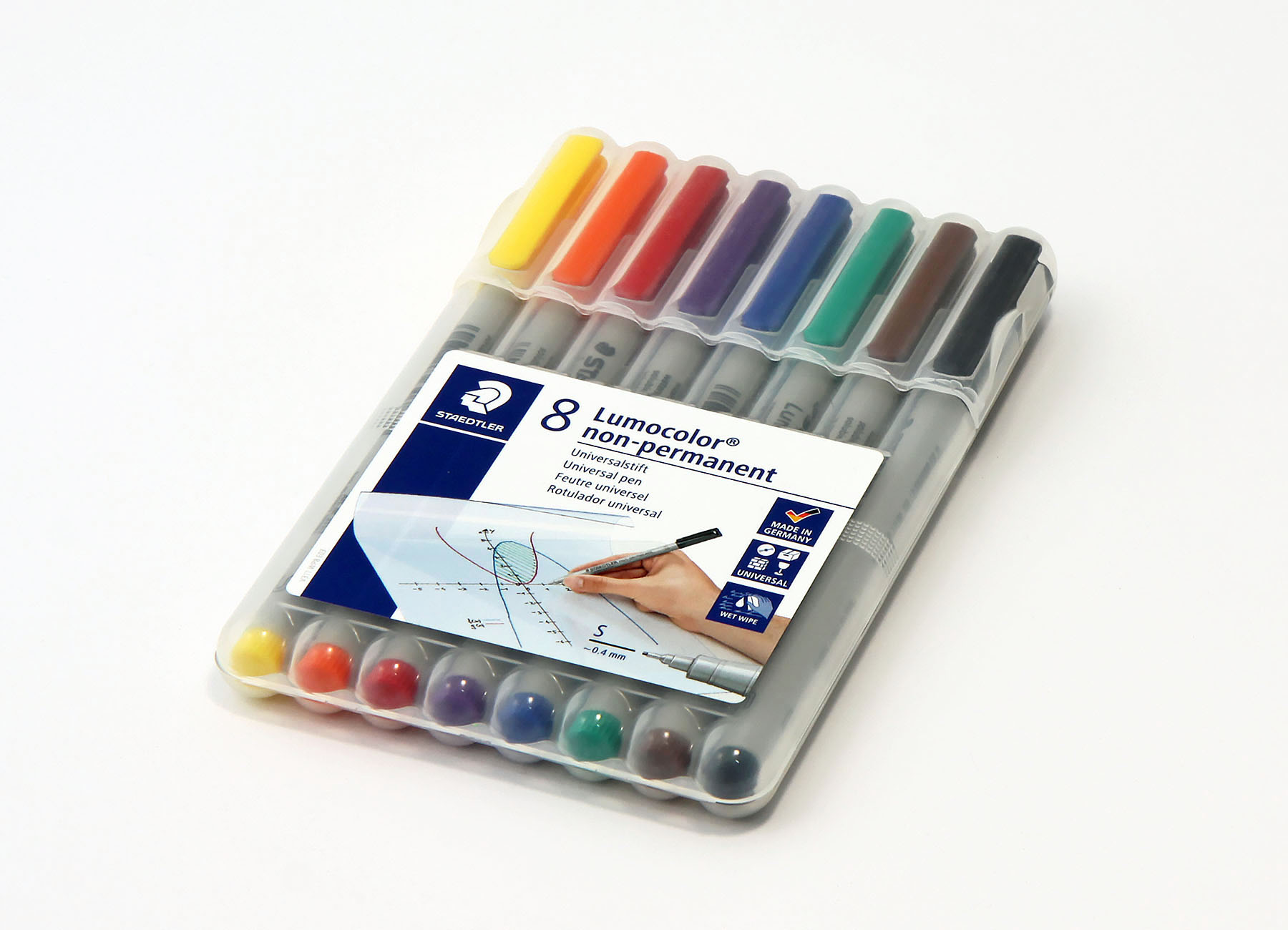 Feinschreiber Universalstift Lumocolor® - non-permanent, S, 8 Farben