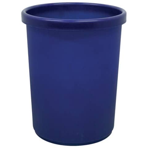 Papierkorb, 33 Liter - blau, Ø min/max: 290/335 / 430 mm hoch