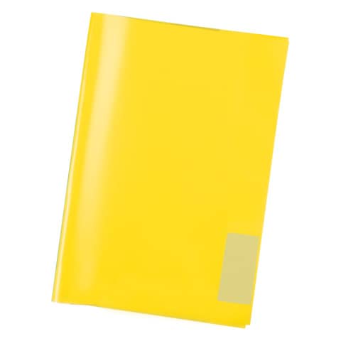 7481 Heftschoner PP - A5, transparent/gelb